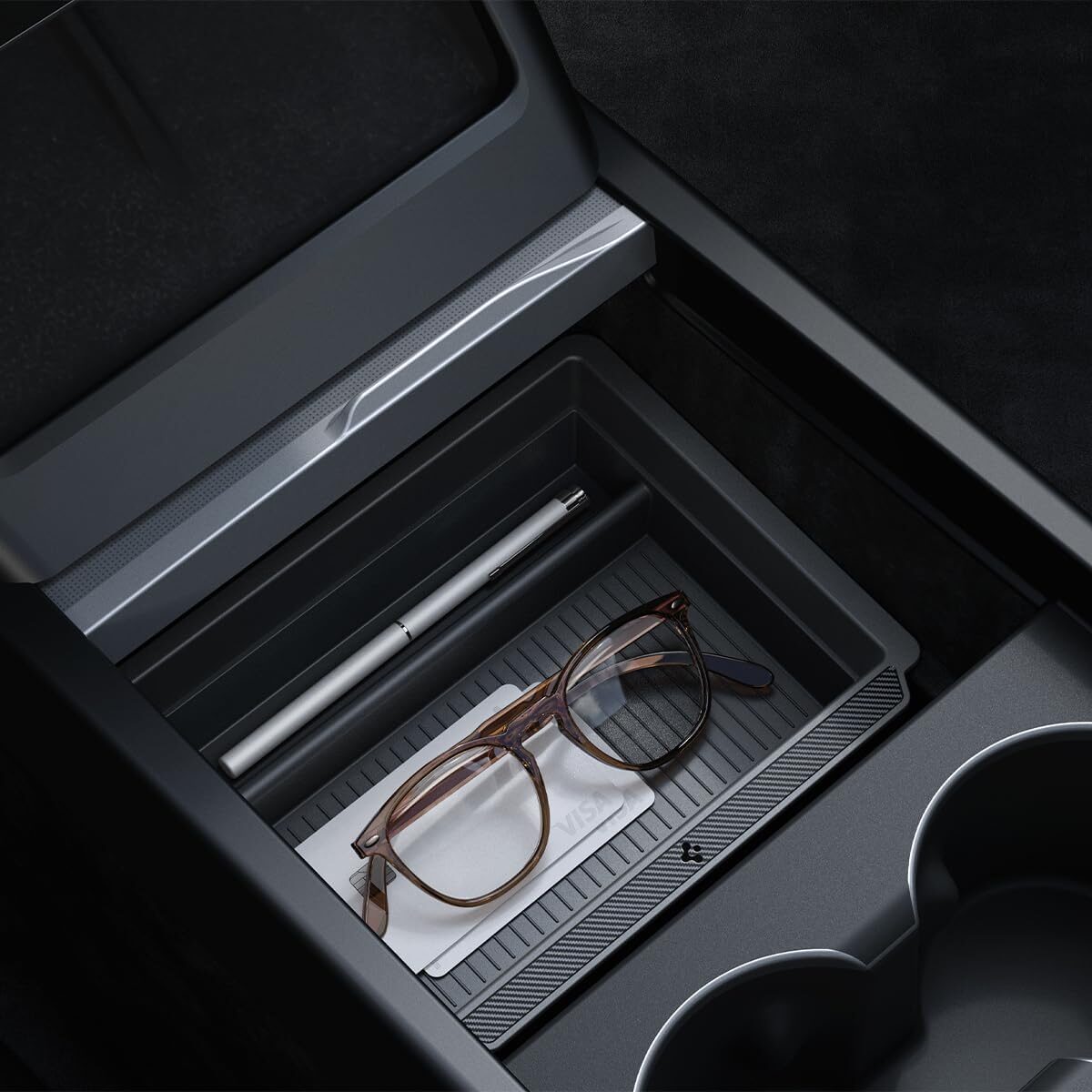 Spigen center console organizer for new Tesla Model Y Premium and Performance