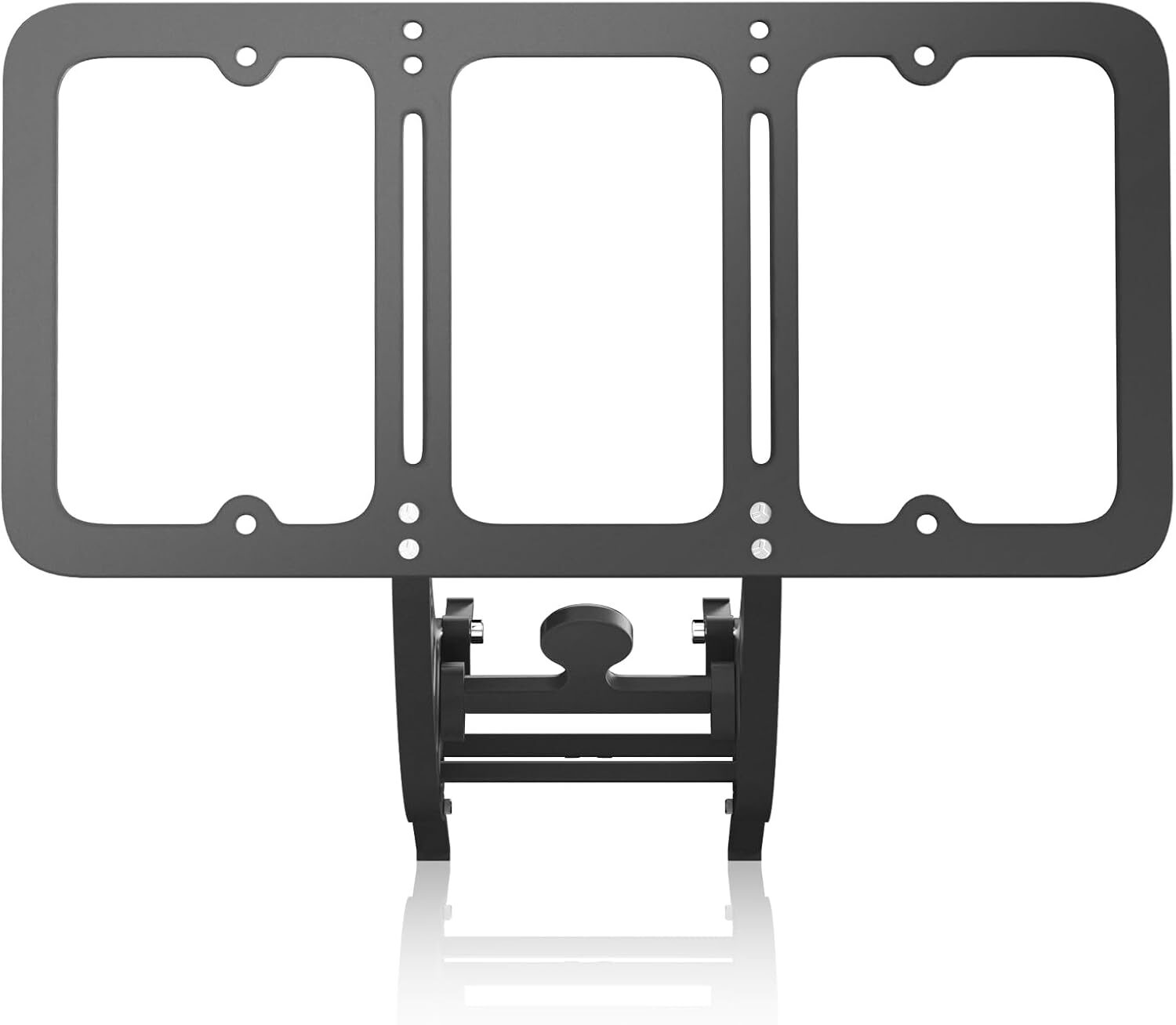 TesFram no-drill license plate holder for Tesla Model 3 Highland without front bumper camera