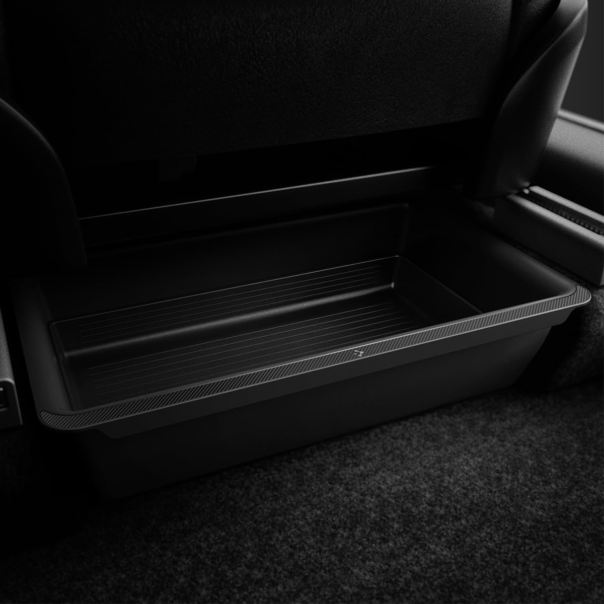 Spigen rear of first row under-seat storage for previous Tesla Model Y