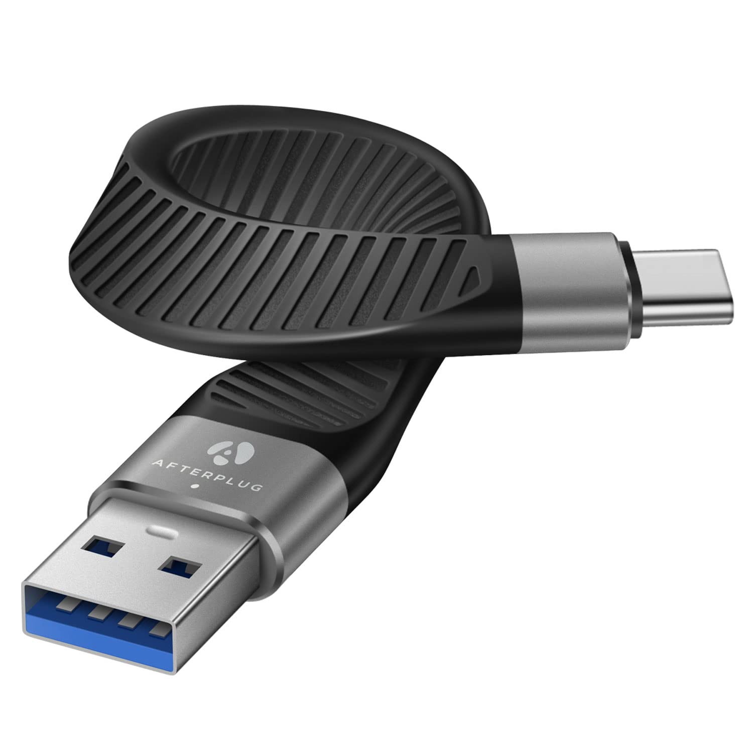 Afterplug short USB-A to USB-C cable for Tesla glove box dashcam